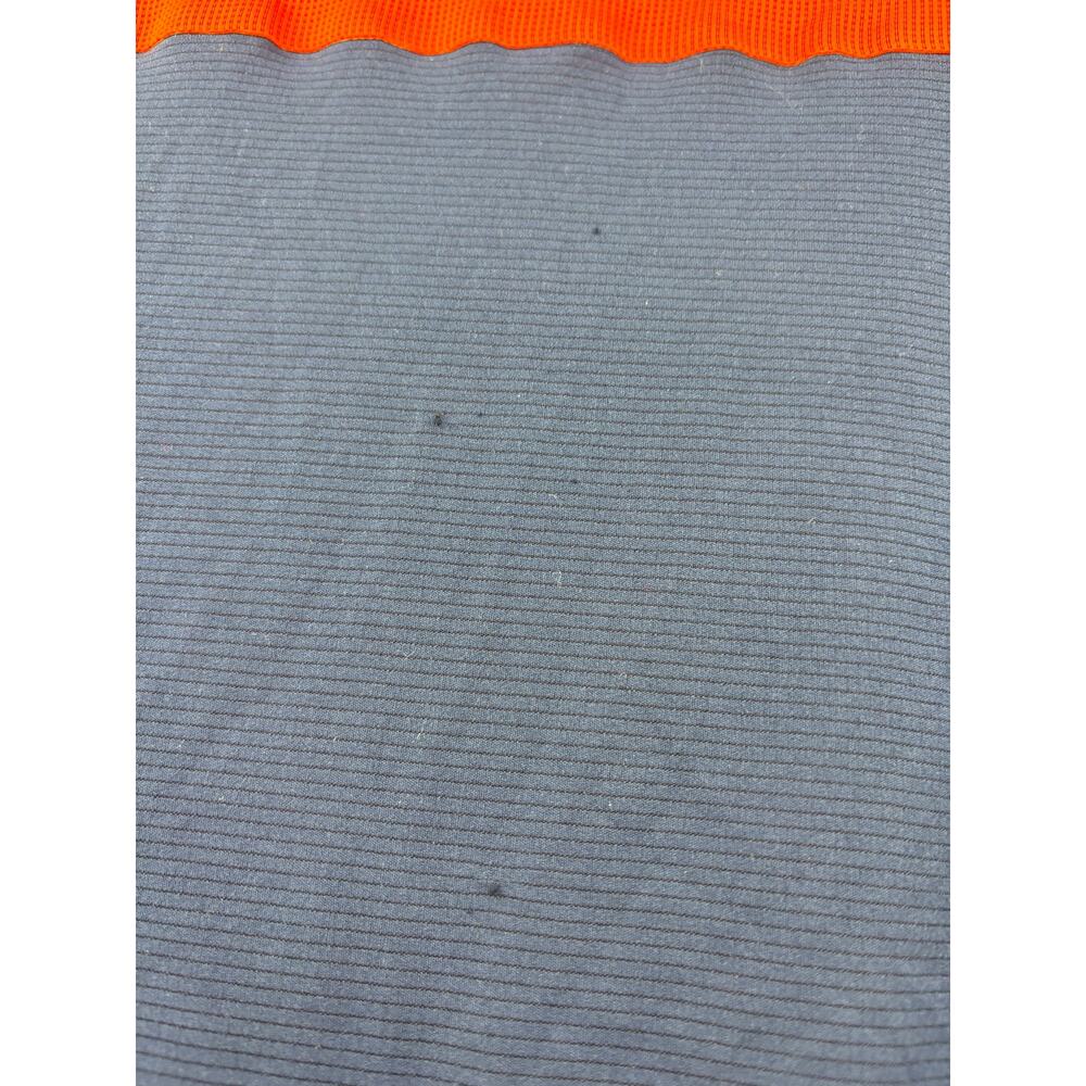 Patagonia Top Mens Small Windchaser Sleeveless Tank Navy Orange Mesh Running - Picture 8 of 8